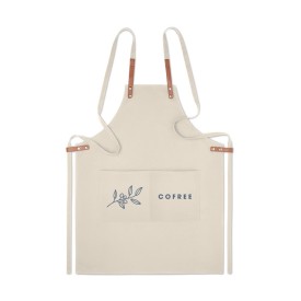 Nagpur schort - 88x68 cm - organisch katoen - 340 g/m² - twee voorzakken - verstelbaar