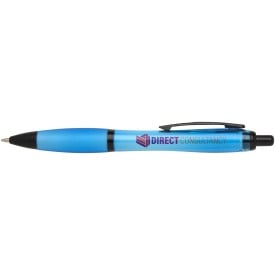 Nash black edition balpen - gerecycled kunststof - zwarte inkt - soft grip - zwarte afwerking