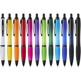Nash black edition balpen - gerecycled kunststof - zwarte inkt - soft grip - zwarte afwerking