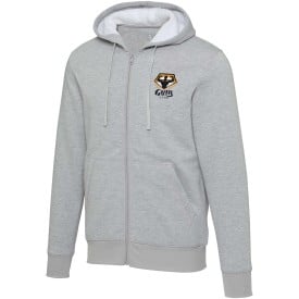 Natron 320 g/m² sherpahoodie met volledige rits