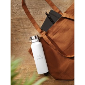 Nebraska waterfles 800ml - gerecycled RVS - lekvrij - draagring