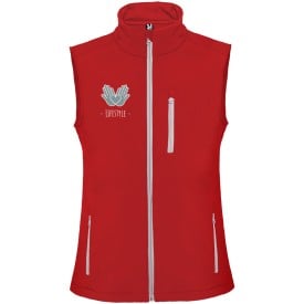 Nevada unisex softshell bodywarmer-Rood