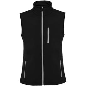 Nevada unisex softshell bodywarmer-Zwart