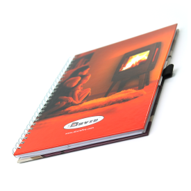 New Wire-O schrijfblok - A5 - papier - 80 vellen - met penlus
