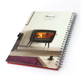 New Wire-O schrijfblok - A5 - papier - 80 vellen - met penlus