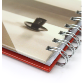 New Wire-O schrijfblok - A5 - papier - 80 vellen - met penlus