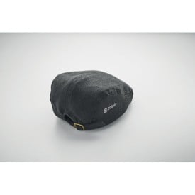 Newsboy platte pet 335g/m²-Zwart