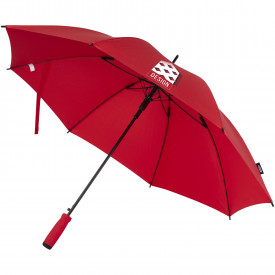 Niel 23" automatisch openende paraplu van gerecycled PET-Rood