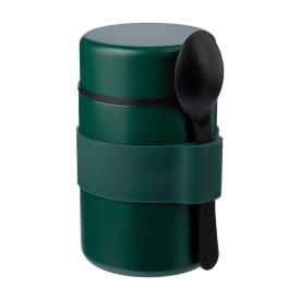 Niko lunchpot 460ml - RVS - dubbelwandig - inclusief lepel