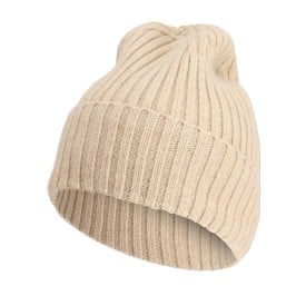 Nilton's 100% merino wollen muts-Beige