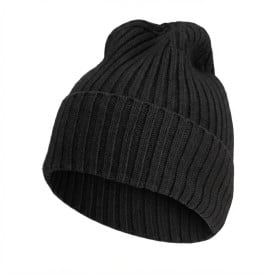 Nilton's 100% merino wollen muts-Zwart
