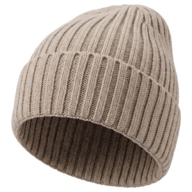 Nilton's gebreide muts -15% merino-Beige