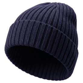 Nilton's gebreide muts -15% merino-Navy