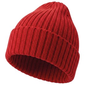 Nilton's gebreide muts -15% merino-Rood