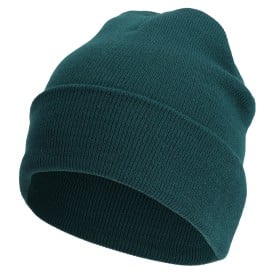 Gebreide Muts-Donkergroen