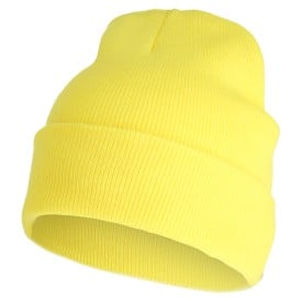 Gebreide Muts-Geel