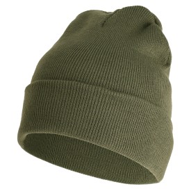 Gebreide muts-Olijf groen