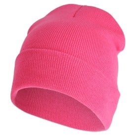 Gebreide Muts-Roze
