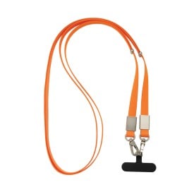 Nivo RCS recycled PET Crossbody lanyard-Oranje