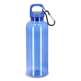 Noa waterfles R-PET 500 ml Transparant-Transparant blauw
