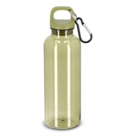 Noa waterfles R-PET 500 ml Transparant-Transparant / olijfgroen