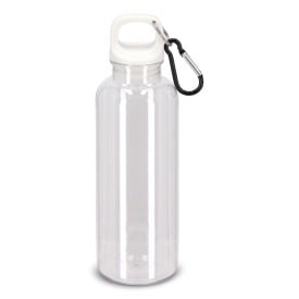 Noa transparante watefles 500ml - rPET - met karabijnhaak
