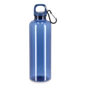 Noa waterfles R-PET 750 ml Transparant-Transparant donker blauw