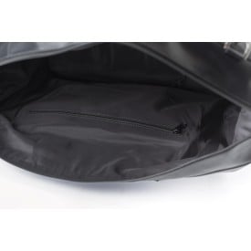 Noah sporttas - leer - verstelbare nylon band - ritssluiting