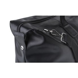 Noah sporttas - leer - verstelbare nylon band - ritssluiting