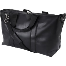 Noah sporttas - leer - verstelbare nylon band - ritssluiting