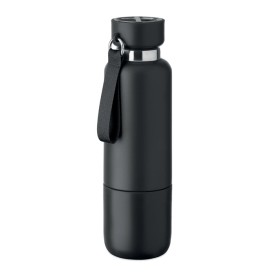 Noeka dubbelwandige fles 500ml-Zwart