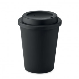 Nola dubbelwandige beker PP 300 ml-Zwart