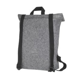 Nolan rugzak - 15L - rPET vilt - draaglus - rolsluiting