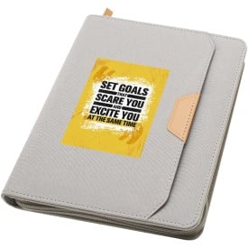 Nomumi portfolio - A5 - gerecycled plastic - 64 vellen - met ritssluiting
