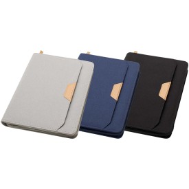 Nomumi portfolio - A5 - gerecycled plastic - 64 vellen - met ritssluiting