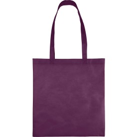 Non-woven (80 gsm) draagtas Taye-Paars