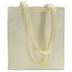 Non-woven boodschappentas-Ivoor-Zonder opdruk