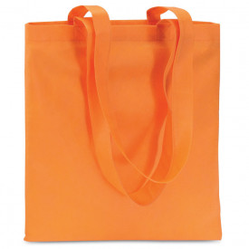 Non-woven boodschappentas-Oranje-Zonder opdruk