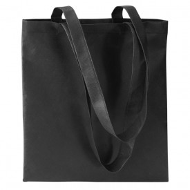 Non-woven boodschappentas-Zwart-Zonder opdruk