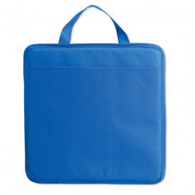 Non-woven stadionkussen met vak-Blauw-Zonder opdruk