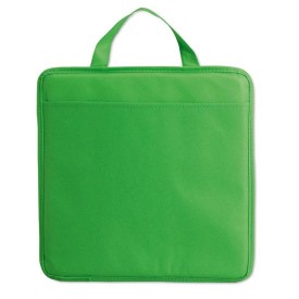 Stadionkussen - 30 x 30 cm non woven PP - met hengsel en opbergvak