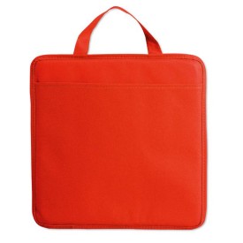 Stadionkussen - 30 x 30 cm non woven PP - met hengsel en opbergvak