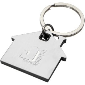 Nook huisvormige sleutelhanger-Zwart