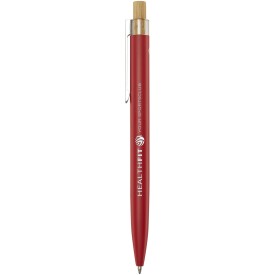 Nooshin balpen van gerecycled aluminium-Rood