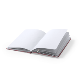 Chancy notitieboek - A5 - gerecycled katoen - 100 vellen - elastieksluiting en lint