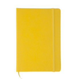 Cilux notitieboek - A5 - PU - 100 vellen - elastieksluiting en lint - hardcover
