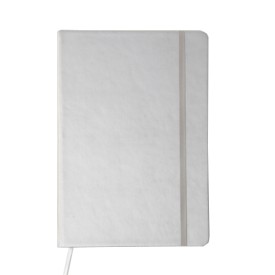 Cilux notitieboek - A5 - PU - 100 vellen - elastieksluiting en lint - hardcover