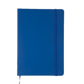 Cilux notitieboek - A5 - PU - 100 vellen - elastieksluiting en lint - hardcover