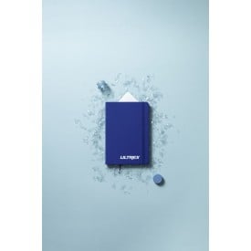 Meivax notiteboek - A5 - rPET polyester - 80 vellen - sluitelastiek en bladwijzer
