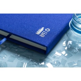 Meivax notiteboek - A5 - rPET polyester - 80 vellen - sluitelastiek en bladwijzer